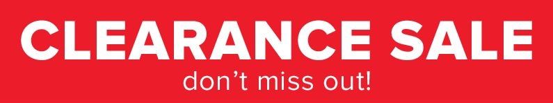 Clearance Sale Items