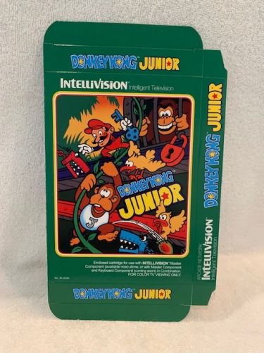 Donkey Kong Junior - Unfolded Box 